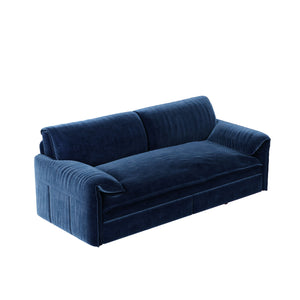 Pull Out 3 In 1 Convertible Sleeper Sofa With Side Storage, Multi Functional