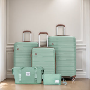 5 Piece Set Hardshell Carry On Luggage Set With Tsa Lock