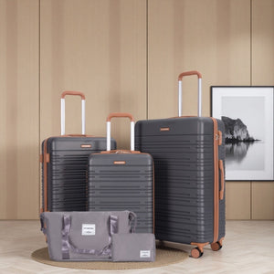 5 Piece Set Hard Case Spinner Wheels Luggage Sets With Tsa Lock