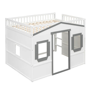 Elegant House Loft Bed With Ladder