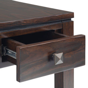 Cosmopolitan - Narrow Side Table - Mahogany Brown