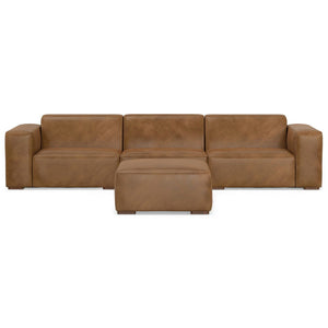 Rex - Handcrafted Sectional Sofa And Ottoman