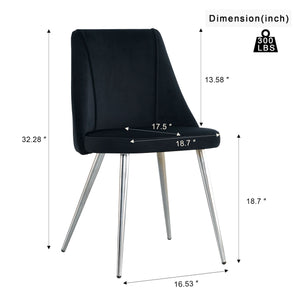 Modern Velvet Dining Chair