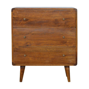 Curved Chest - Chestnut
