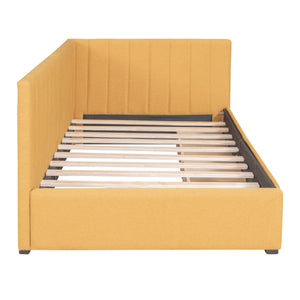 Upholstered Daybed, Sofa Bed Frame, No Box Spring Needed