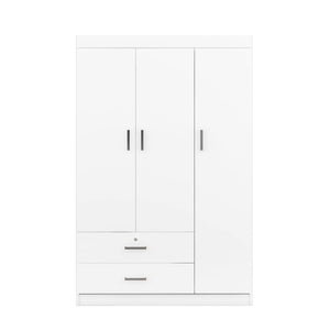 3 Door Wardrobe With 2 Drawers