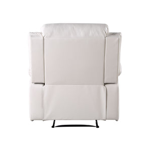 Eilbra - Synthetic Leather Power Motion Recliner - Beige