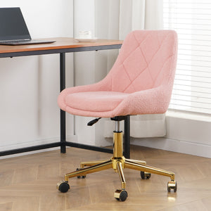 Modern Teddy Velvet Fabric Chair With Gold Plated 5 Claw Legs