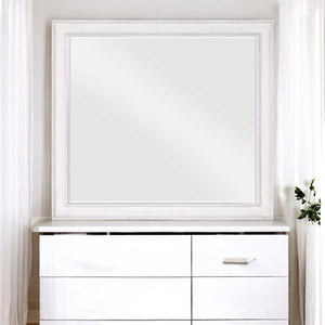 Katia - Weathered Mirror - White