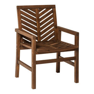 Modern 2 Piece Chevron Patio Chairs