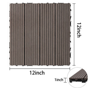 Composite Deck Tiles, Resist Rust, Water, Weather
