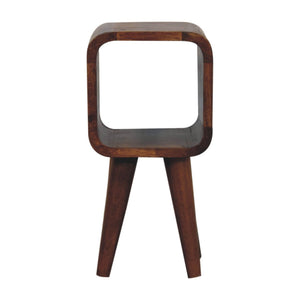 Minimalist Open Curved Nightstand
