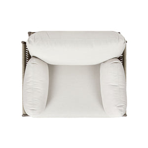 Jasper - Upholstered Patio Deep Seating Armchair - Wheat Beige