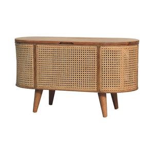 Larrisa - Rounded Lid Up Blanket Box - Oak