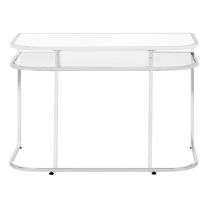Computer Desk For Home Office, Laptop, Storage Drawers, Contemporary And Modern - White