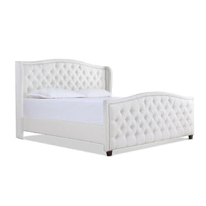 Marcella - Upholstered Shelter Headboard Bed Set