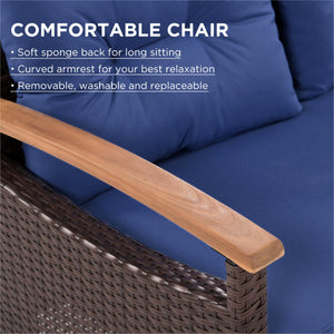 4 Piece Garden Furniture, Patio Seating Set