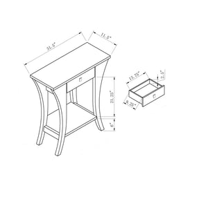Modern Console Table With 1 Drawer And 1 Shelf