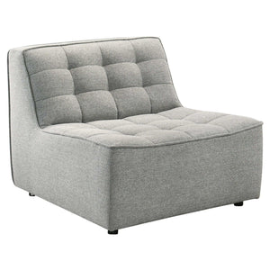 Selen - Corner Sectional Sofa - Light Gray