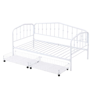 Twin Size Stylish Daybed With 2 Drawers - White