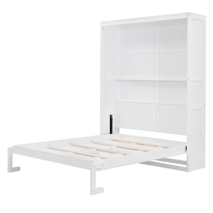 Murphy Wall Bed With Shelves, Space Saving