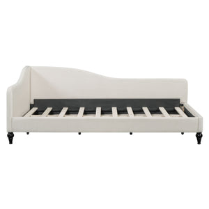 Modern L Shaped Linen Daybed With Legs