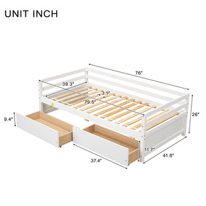 Daybed With 2 Storage Drawers