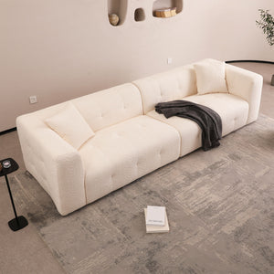 Stylish Sofa With Square Design And Thick Handrailing For Living Room
