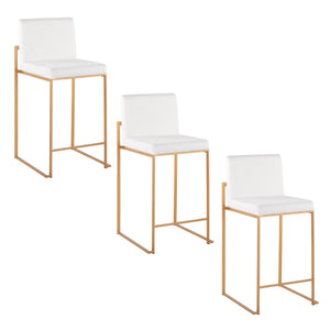 Fuji - Contemporary High Back Stylish Counter Stool