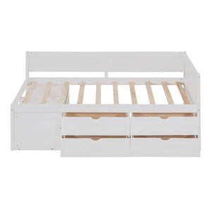 Daybed With Drawers And Shelves