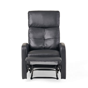 Wide Manual Standard Recliner - Black