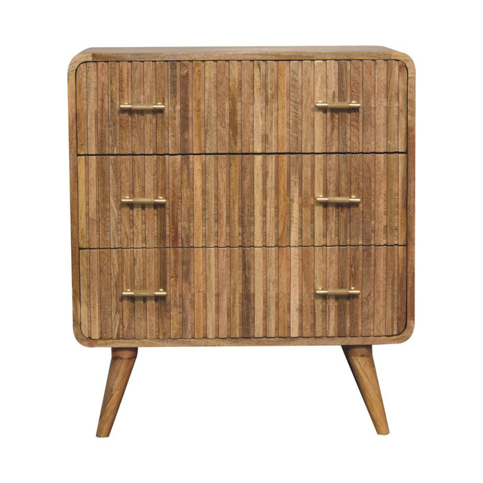 T Bar Ridged Chest - Brown
