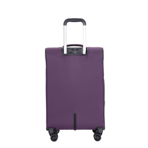 5 Piece Set, Softshell Suitcase Spinner Wheels
