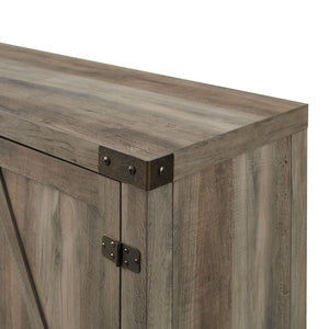 Farmhouse Barn Door TV Stand For TVs Up To 65"