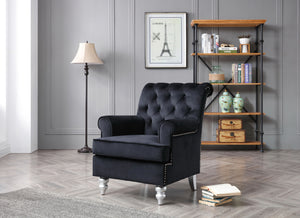Elegant Round Arm Traditional Chair