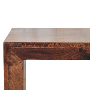 Solis - Open Side Table - Brown