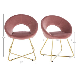 Modern Accent Velvet Lounge Chair