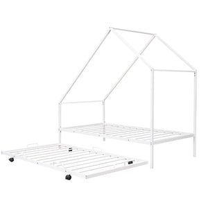 House Bed With Trundle