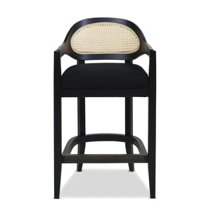 Americana - Mid-Century Modern Cane Back Counter Stool