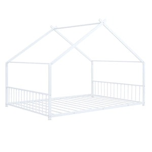 Metal House Bed