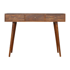 3 Drawer Assorted Console - Brown