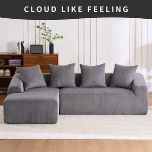 Combined 3 Seater Sofa With 4 Pillows