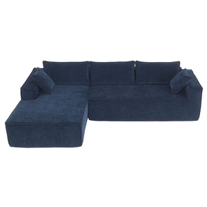 Free Combination Minimalist Style Modular Sectional, Wrinkle Resistant Couch Set L Shaped Compressed Sofa For Living Room