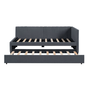Upholstered Daybed, Sofa Bed Frame, No Box Spring Needed