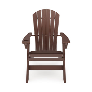 Adirondack Chair Sturdy HDPE Poly Lumber For Poolside, Patio, And Garden Relaxation