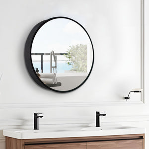 Metal Framed Wall Mount Bathroom Medicine Cabinet With Mirror
