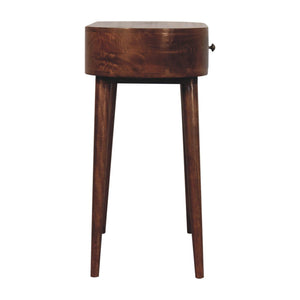 Rounded Wood Table