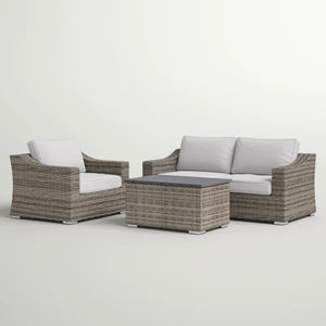Stylish Sofa Seating Group With Cushions Perfect For Outdoor Gatherings