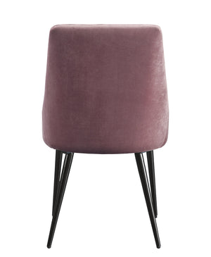 Riley - Side Chair (Set of 2) - Pink / Black