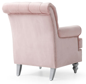 Elegant Round Arm Traditional Chair